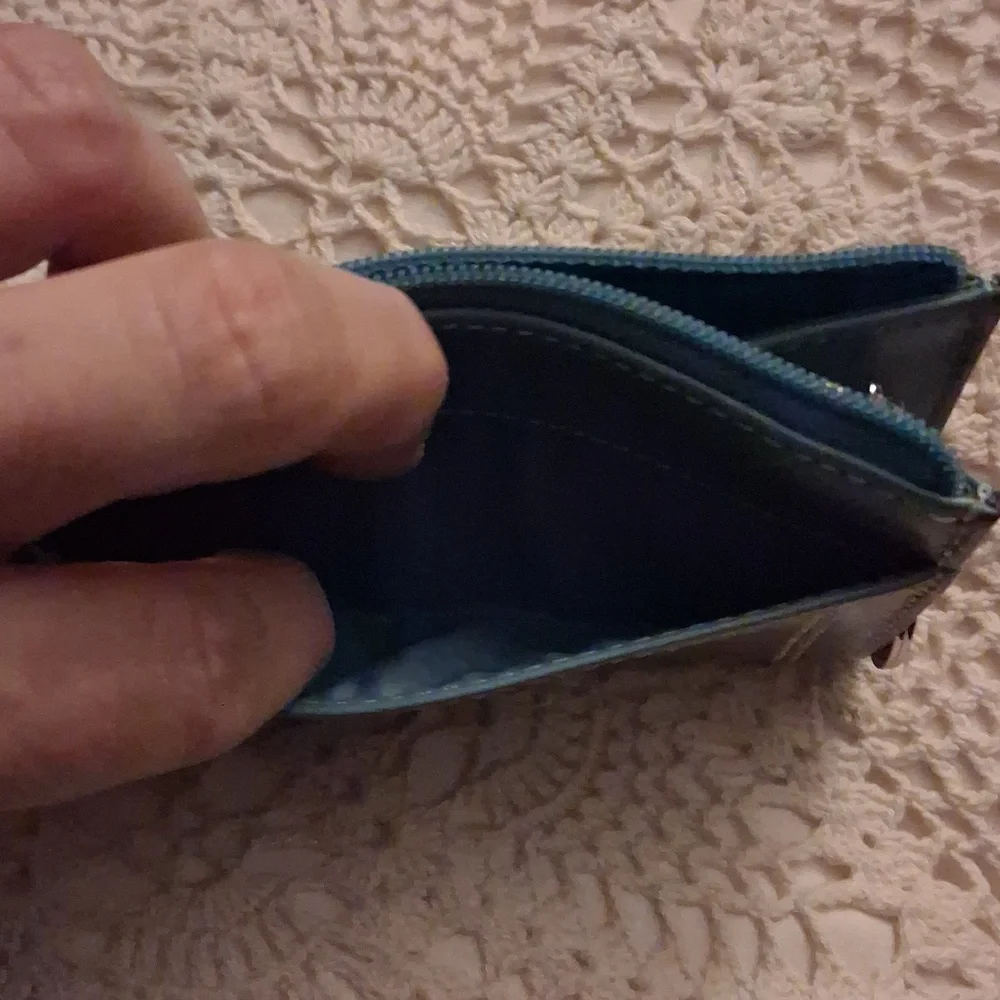 Coach Mini Skinny ID Key Ring Leather Card Case - Picture 5 of 5